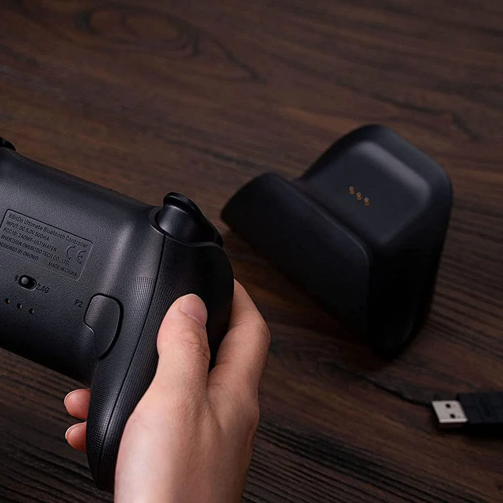 8BitDo Ultimate Bluetooth & 2.4G Controller with Charging Dock - Black - Image 7