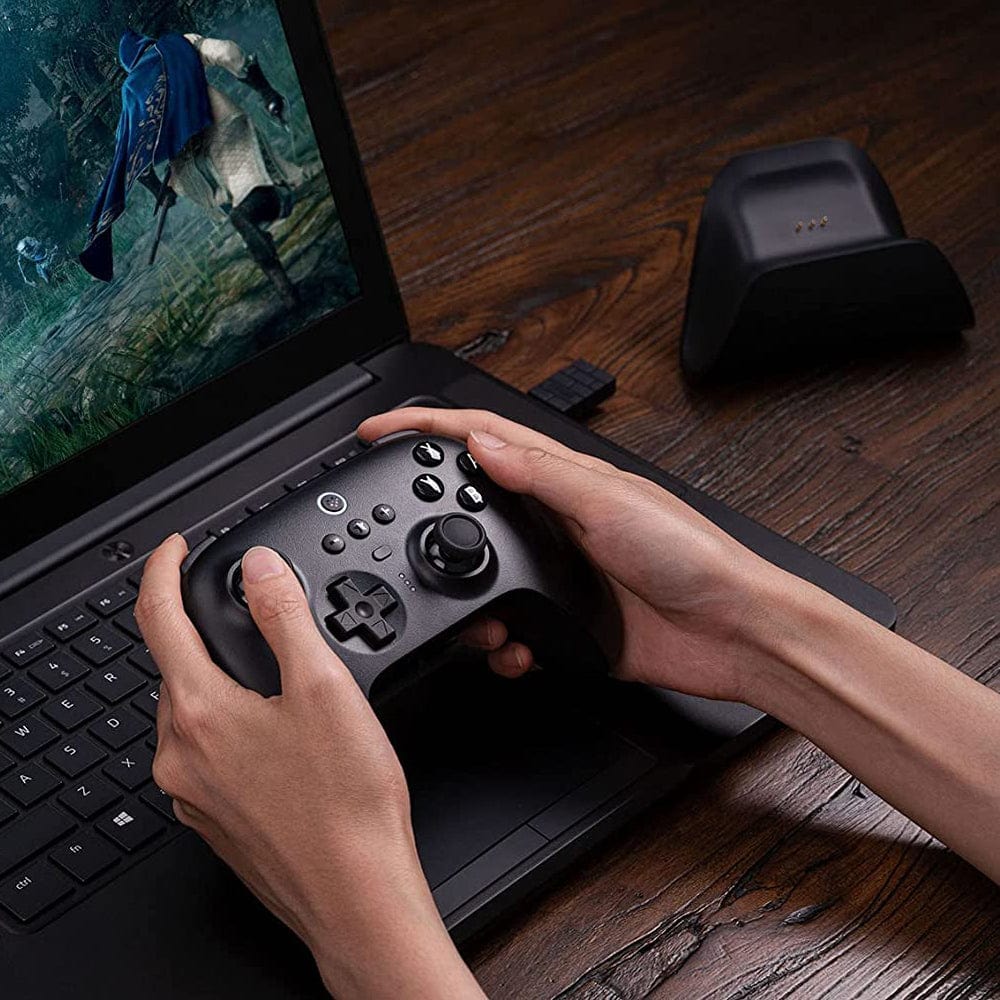 8BitDo Ultimate Bluetooth & 2.4G Controller with Charging Dock - Black - Image 9