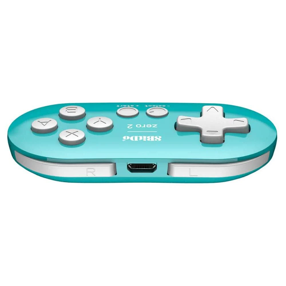 8BitDo Zero 2 Bluetooth Gamepad - Turquoise Edition - Image 4