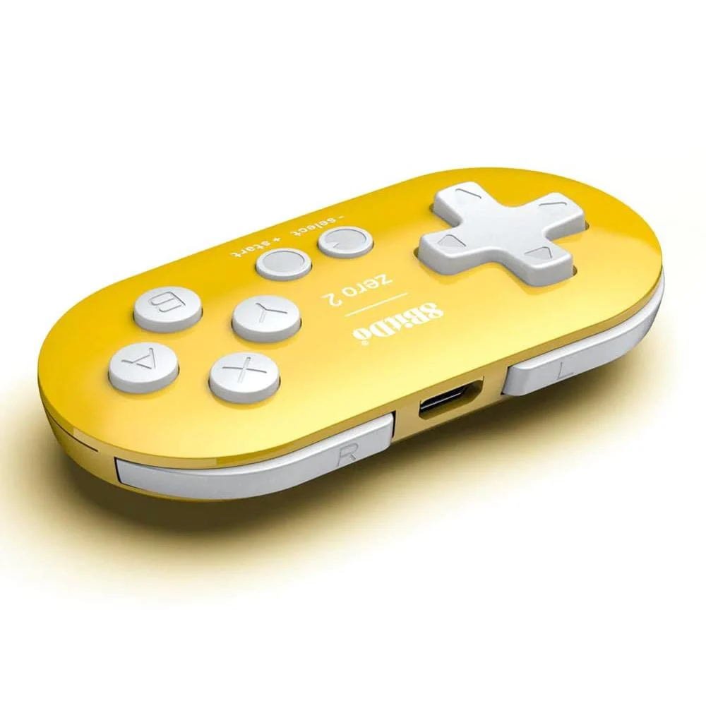 8BitDo Zero 2 Bluetooth Gamepad - Yellow Edition - Image 3
