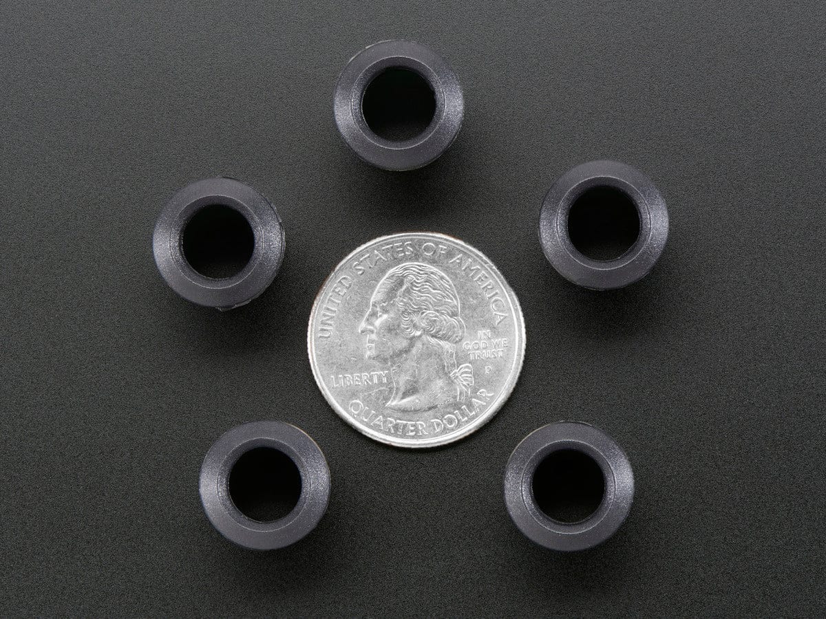8mm Plastic Bevel LED Holder - Pack of 5 [discontinued] - Image 4