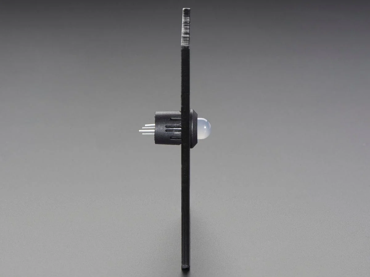 8mm Plastic Bevel LED Holder - Pack of 5 [discontinued] - Image 7
