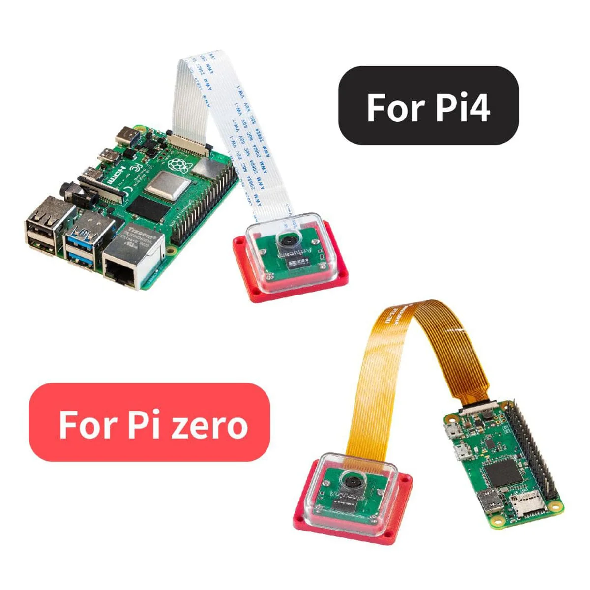 8MP IMX219 Fixed Focus Camera Module for Raspberry Pi (with ABS Case) [discontinued] - Image 5