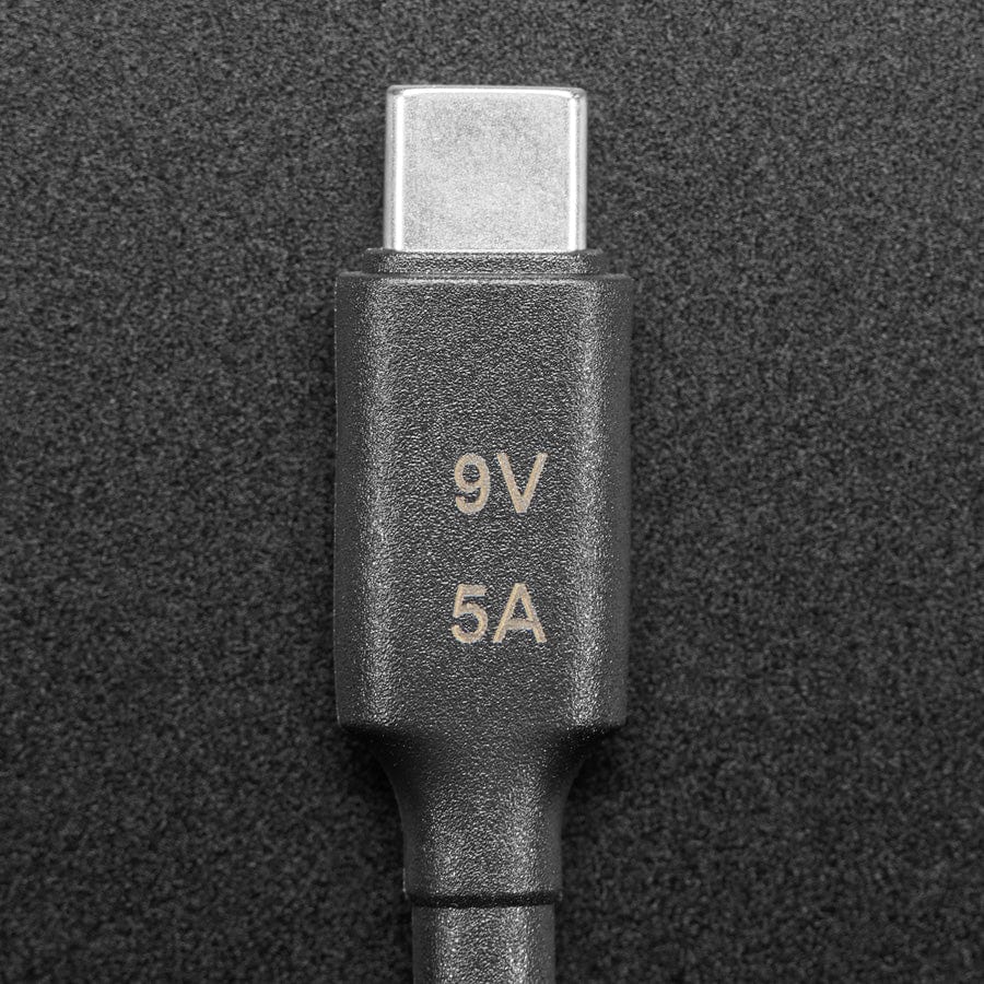 9V 5A USB-C 3.1 PD to 5.5mm Barrel Jack Cable - 1.2m with E-Mark - Image 2