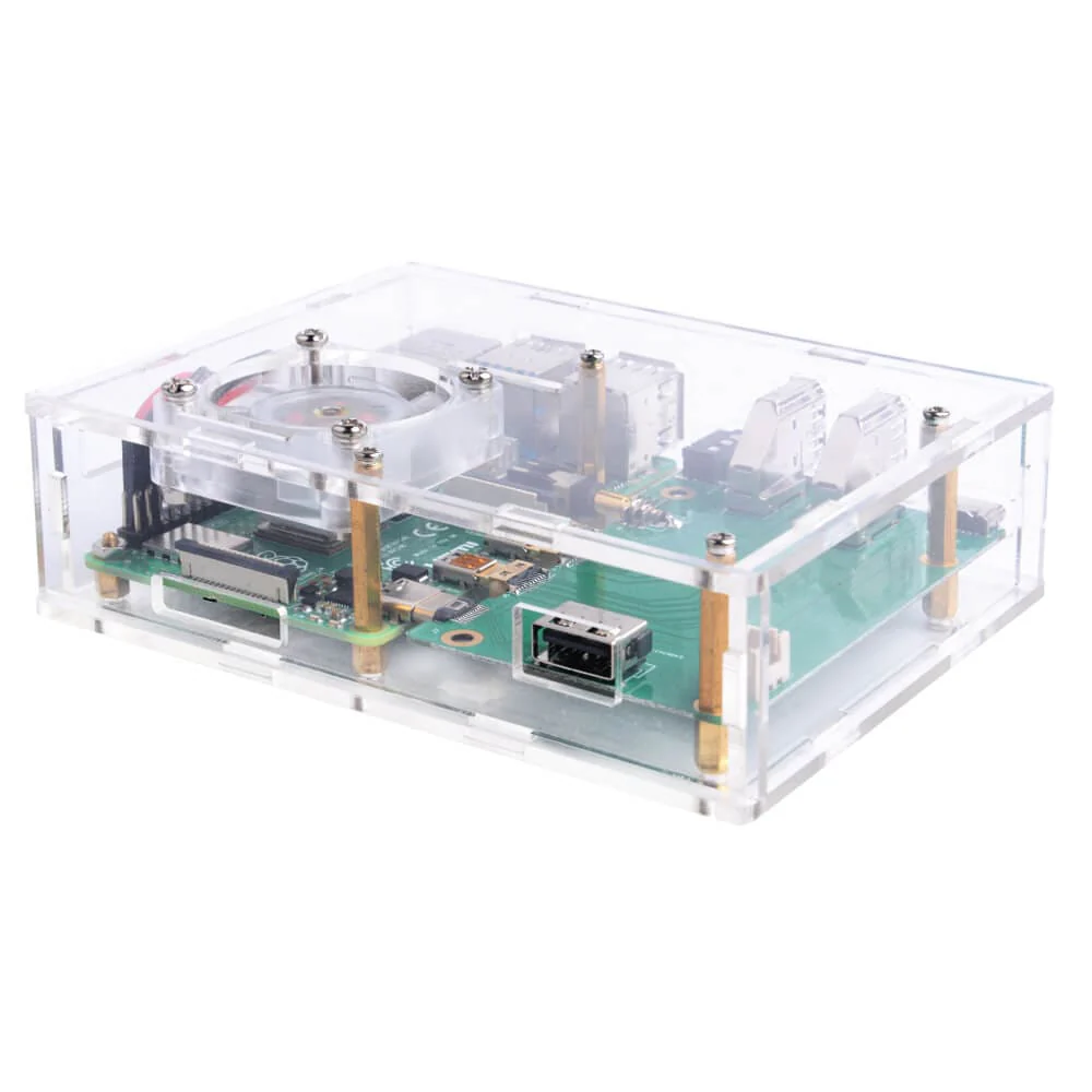 Acrylic Set-top Box Kit for Raspberry Pi 4 [Discontinued] - Image 3