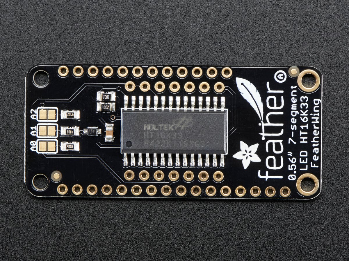 Adafruit 0.56" 4-Digit 7-Segment FeatherWing Display - Red - Image 3