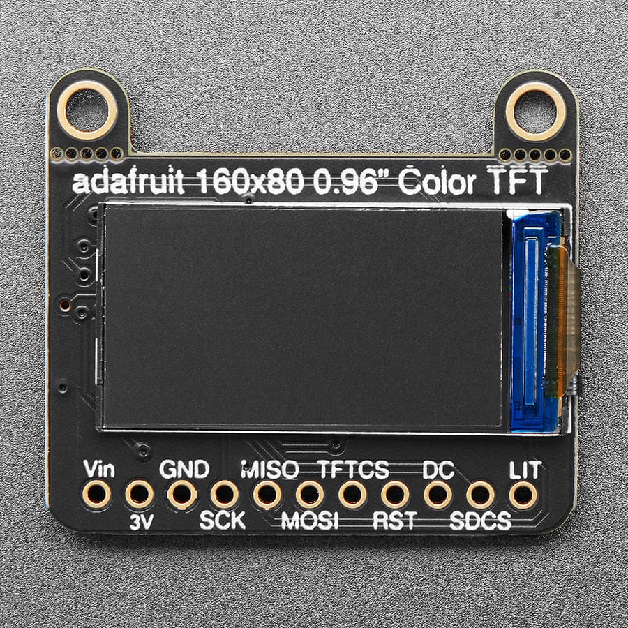 Adafruit 0.96" 160 x 80 Color TFT Display with MicroSD Card Breakout (ST7735) - Image 3