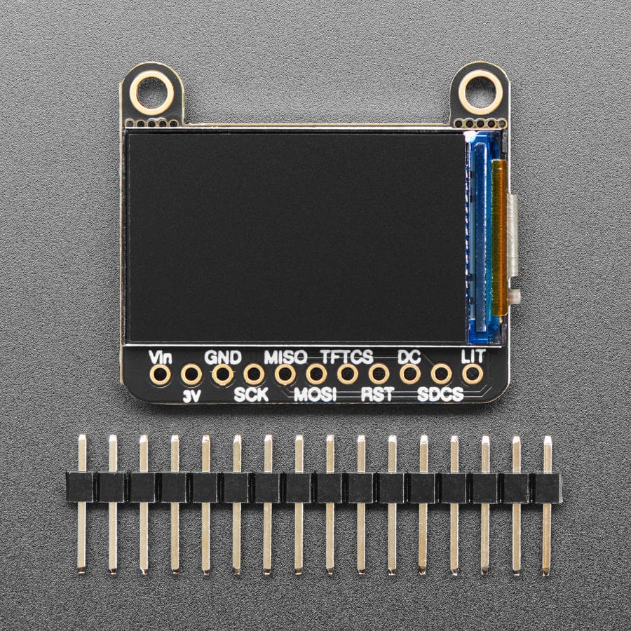 Adafruit 1.14" 240x135 Color TFT Display + MicroSD Card Breakout - ST7789 - Image 2
