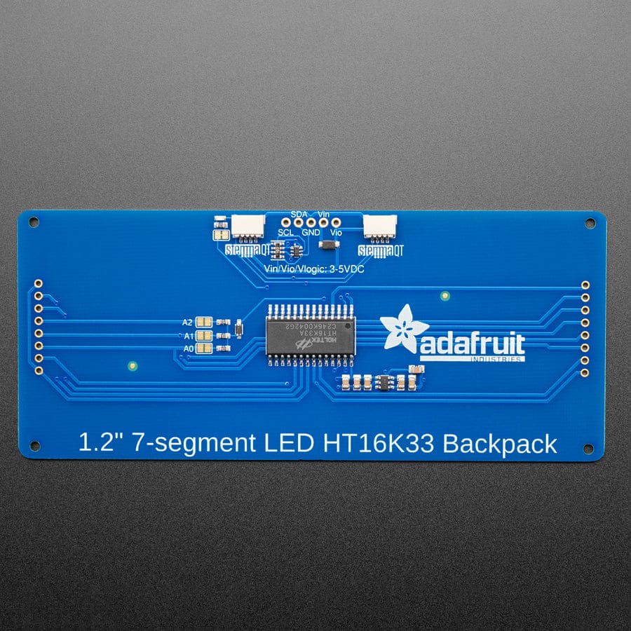 Adafruit 1.2" 4-Digit 7-Segment Display with an I2C Backpack - Yellow - Image 5