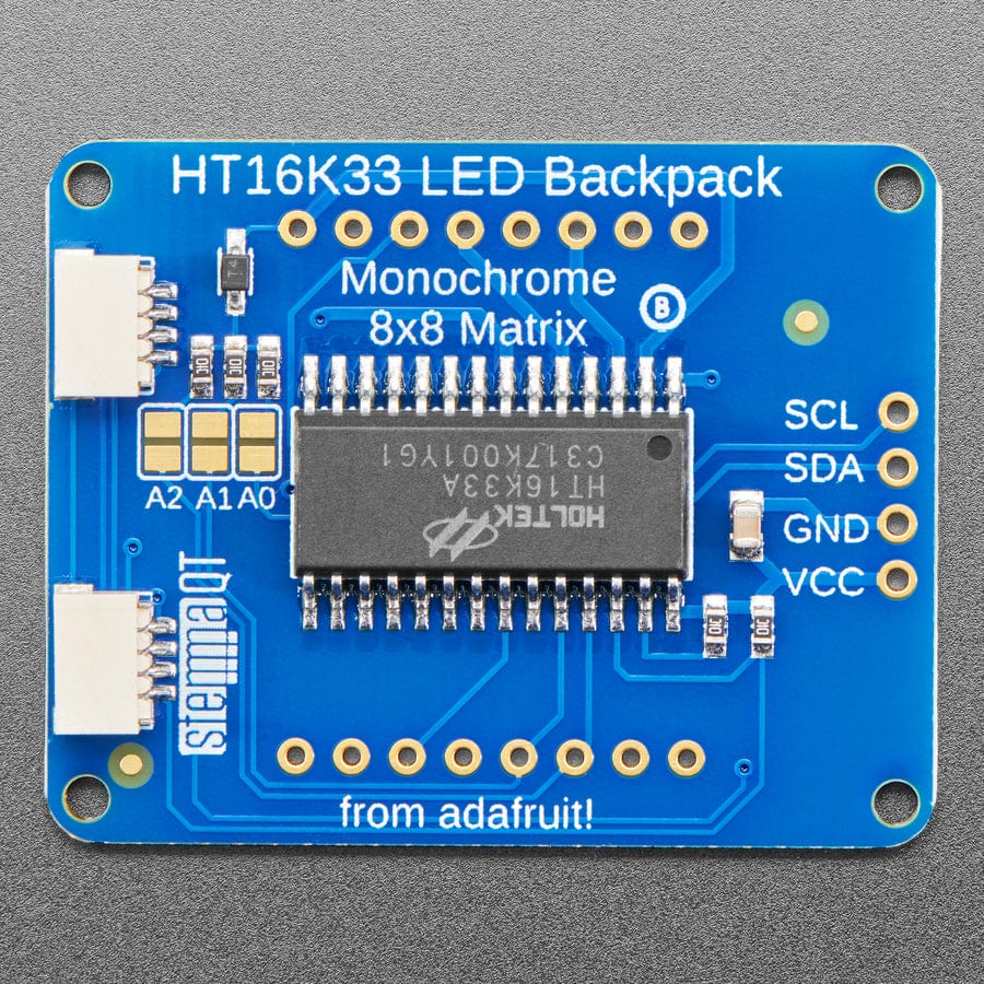Adafruit 1.2" 8x8 LED Matrix Backpack - Image 2
