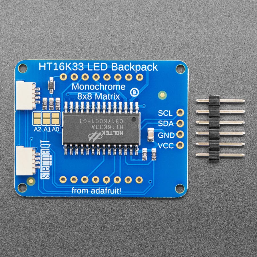Adafruit 1.2" 8x8 LED Matrix Backpack - Image 3