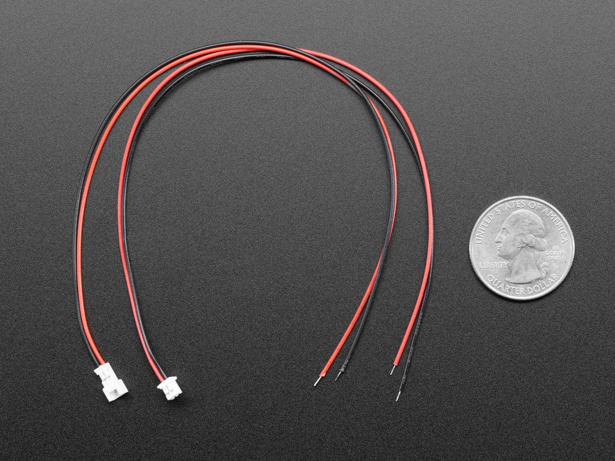 1.25mm Pitch 2-pin Cable Matching Pair - 40cm long (Molex PicoBlade Compatible) - Image 4
