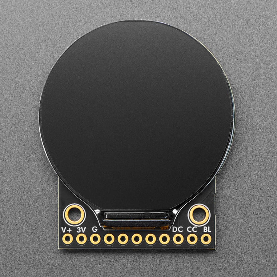Adafruit 1.28" 240x240 Round TFT LCD Display with MicroSD - GC9A01A with EYESPI Connector - Image 2
