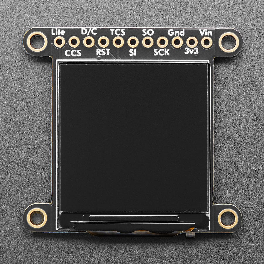 Adafruit 1.3" 240x240 Wide Angle TFT LCD Display with MicroSD (ST7789) with EYESPI connector - Image 3