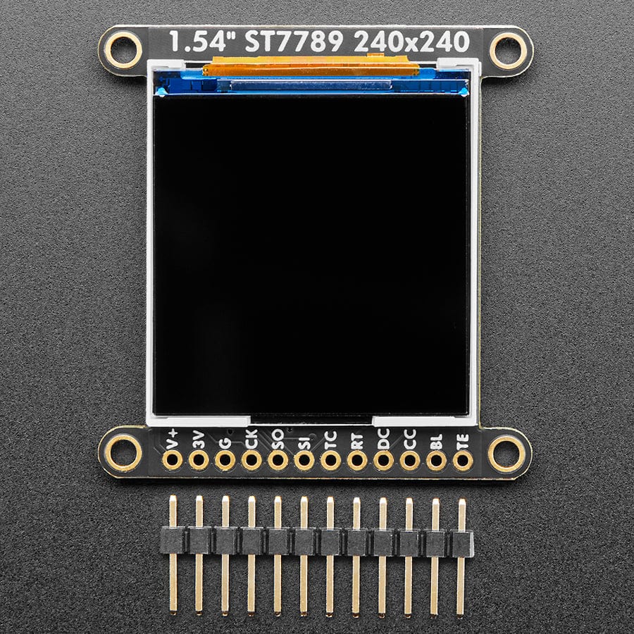 Adafruit 1.54" 240x240 Wide Angle TFT LCD Display with MicroSD - ST7789 with EYESPI Connector - Image 3
