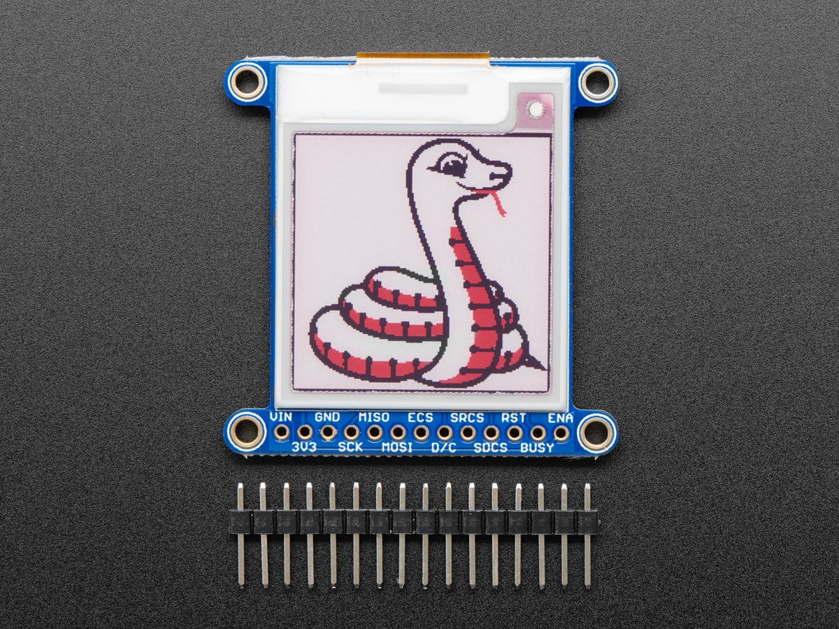 Adafruit 1.54" 152x152 Tri-Color eInk / ePaper Display with SRAM (152x152 with IL0373) [Discontinued] - Image 4