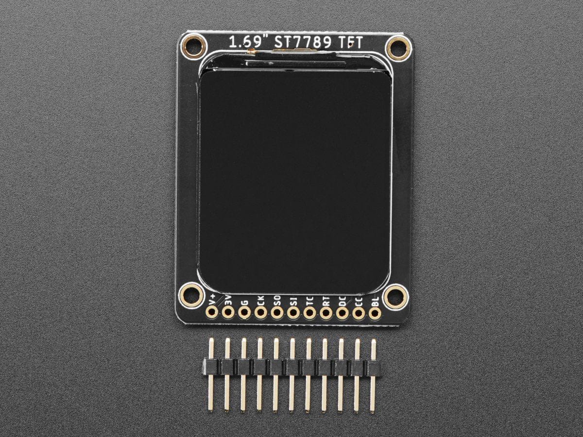 Adafruit 1.69" 280x240 Round Rectangle Color IPS TFT Display (ST7789) - Image 3