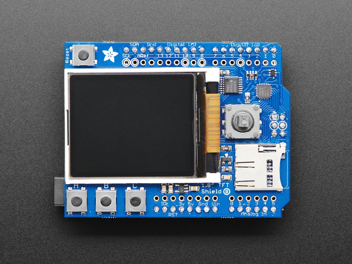 Adafruit 1.8" Color TFT Shield w/microSD and Joystick (v 2) - Image 4