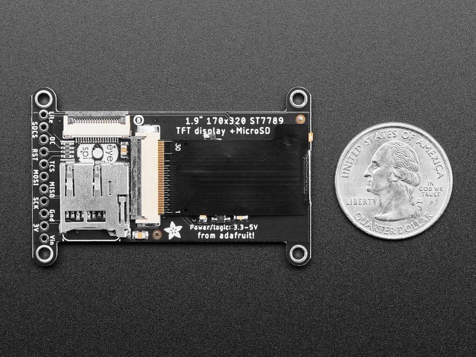 Adafruit 1.9" 320x170 Color IPS TFT Display (ST7789) - Image 5