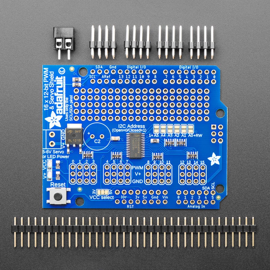 Adafruit 16-Channel 12-bit PWM/Servo Shield - I2C interface - Image 2