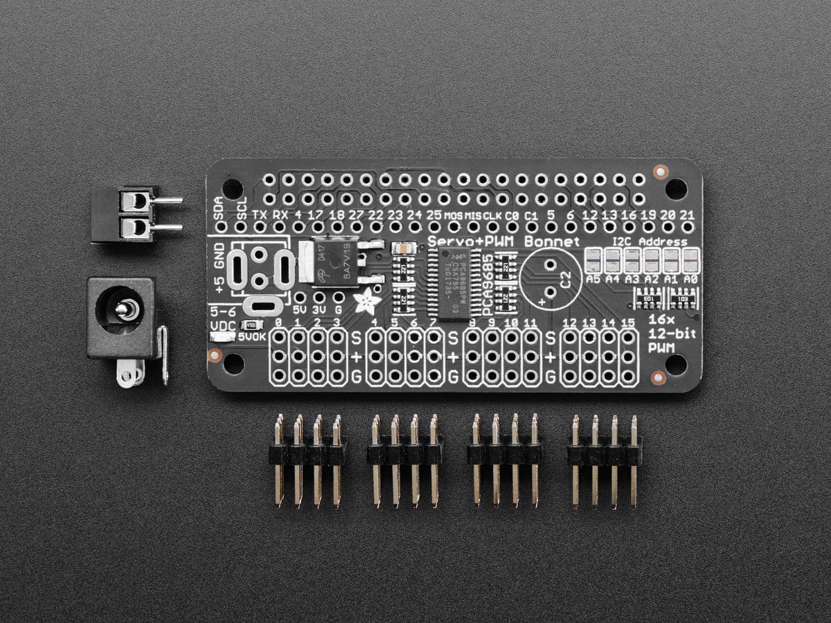 Adafruit 16-Channel PWM / Servo Bonnet for Raspberry Pi - Image 3