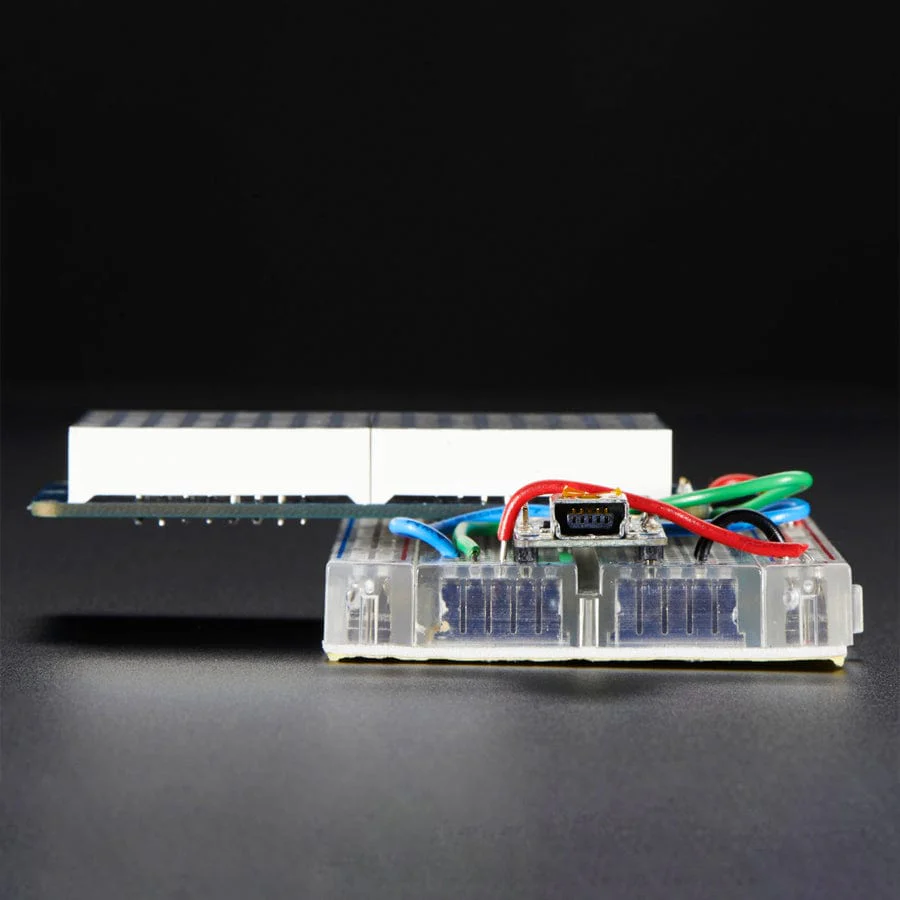 16 x 8 1.2" LED Matrix + Backpack-Ultra Bright Round Orange LEDs - Image 3