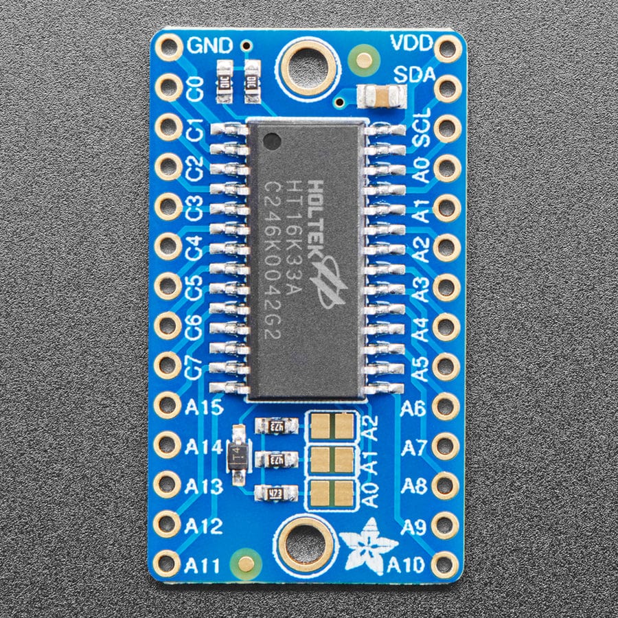 Adafruit 16 x 8 LED Matrix Driver Backpack - HT16K33 Breakout - Image 2