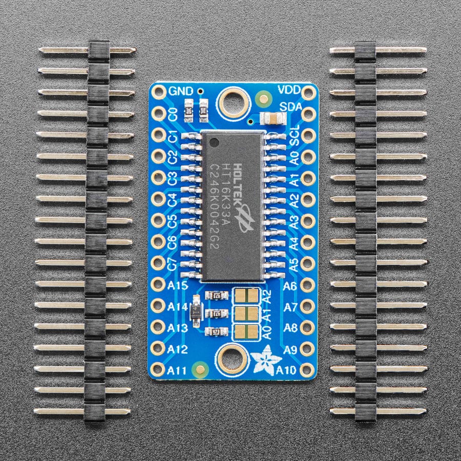 Adafruit 16 x 8 LED Matrix Driver Backpack - HT16K33 Breakout - Image 3