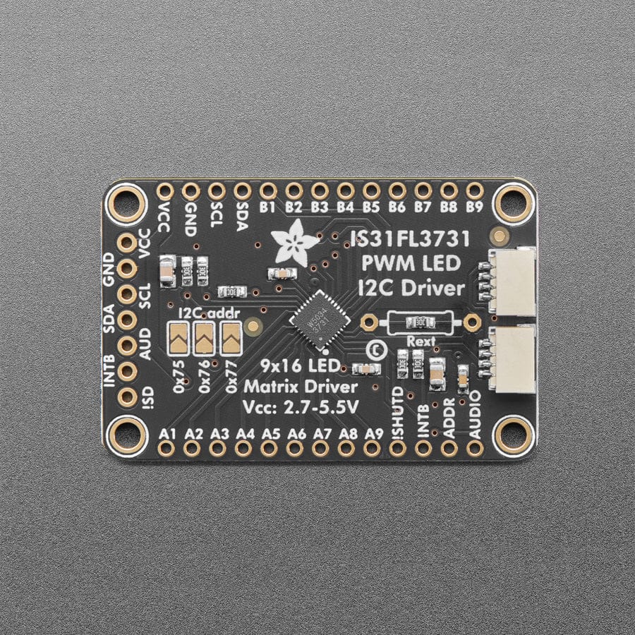 Adafruit 16x9 Charlieplexed PWM LED Matrix Driver - IS31FL3731 - STEMMA QT / Qwiic - Image 3