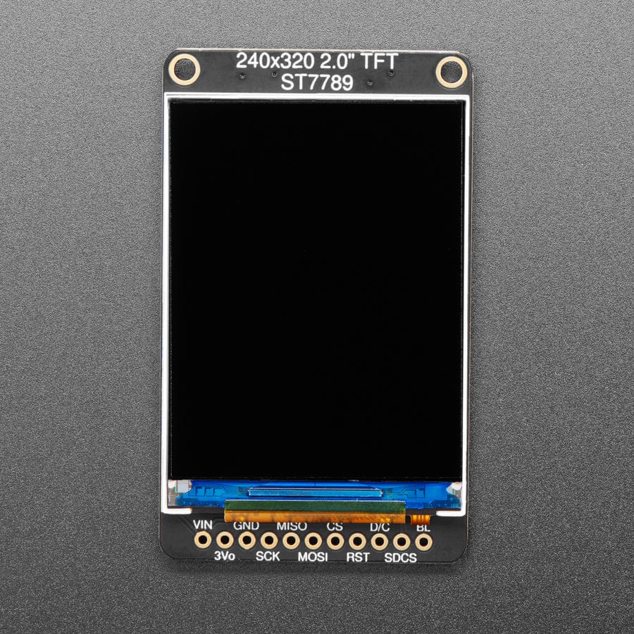 2.0" 320x240 Color IPS TFT Display with microSD Card Breakout - EYESPI - Image 3