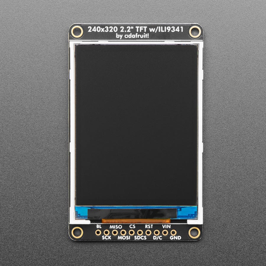 2.2" 18-bit color TFT LCD display with microSD card breakout - EYESPI Connector - Image 3