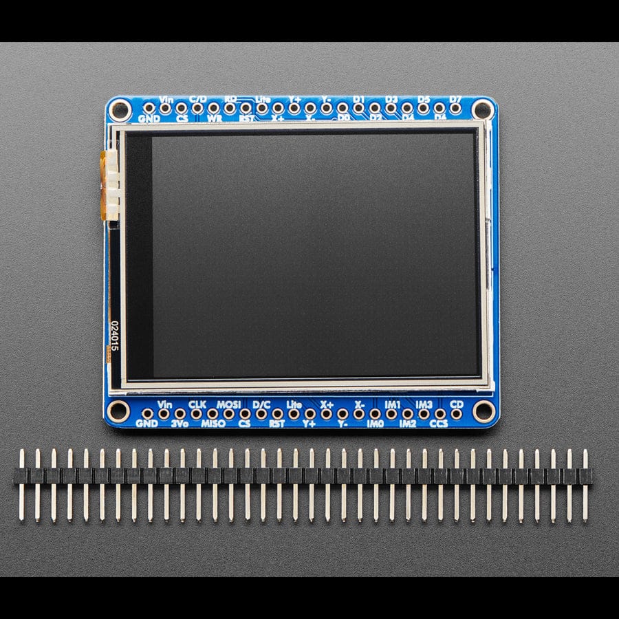 Adafruit 2.4" TFT LCD with Touchscreen Breakout w/MicroSD Socket (ILI9341) - Image 2