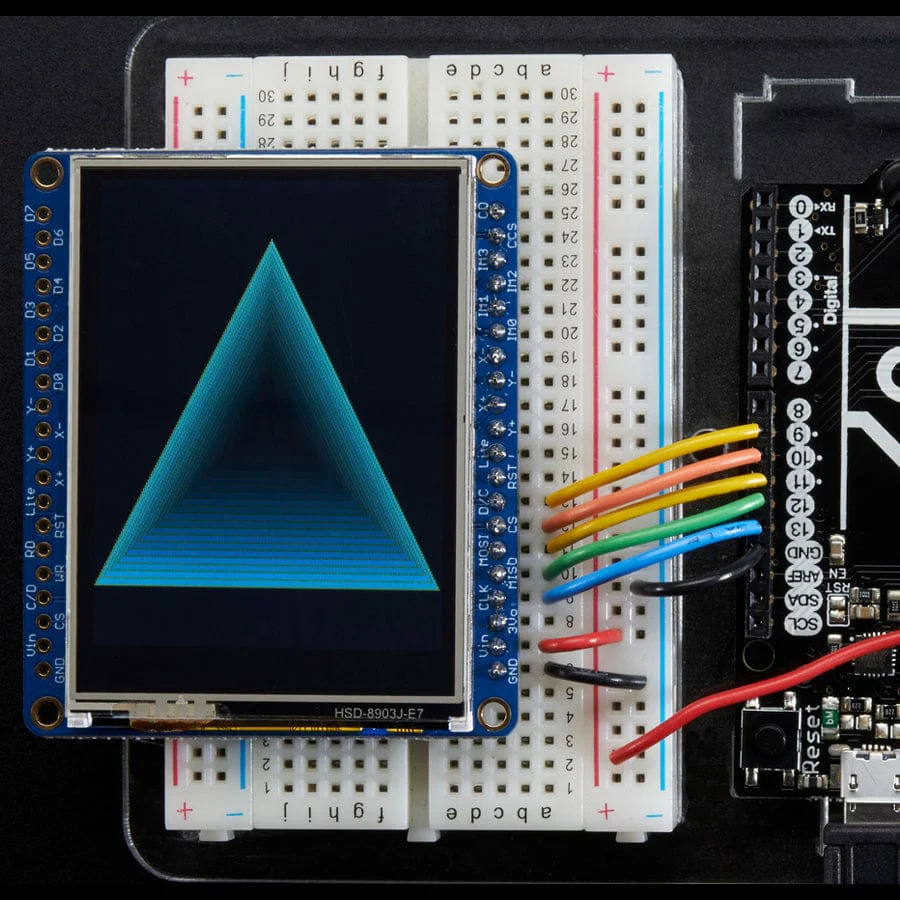 Adafruit 2.4" TFT LCD with Touchscreen Breakout w/MicroSD Socket (ILI9341) - Image 9