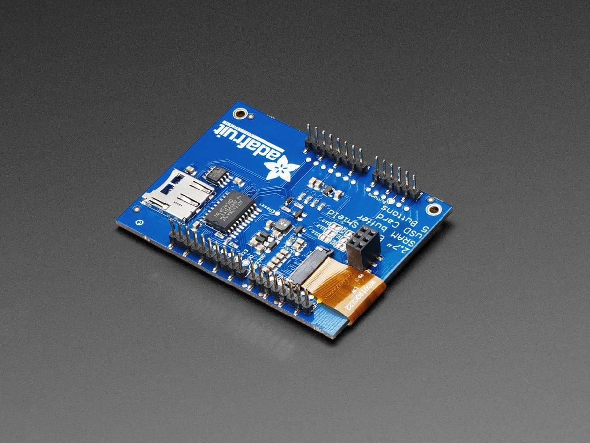 Adafruit 2.7" Tri-Color eInk / ePaper Shield with SRAM (Red Black White) - Image 3