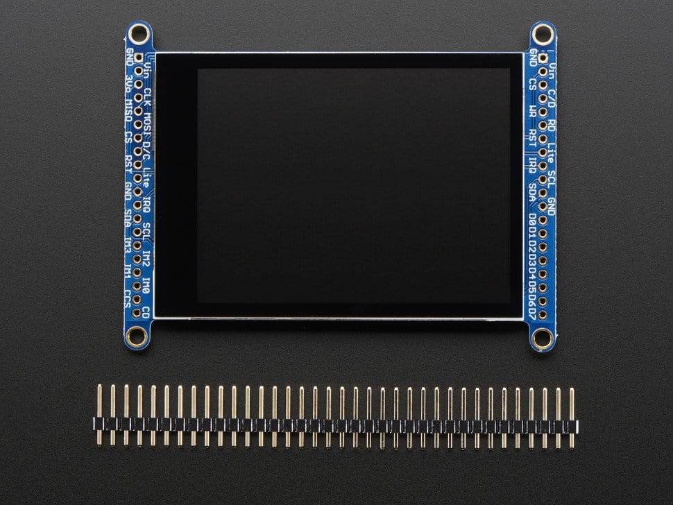 2.8" TFT LCD with Cap Touch Breakout Board w/MicroSD Socket [discontinued] - Image 3