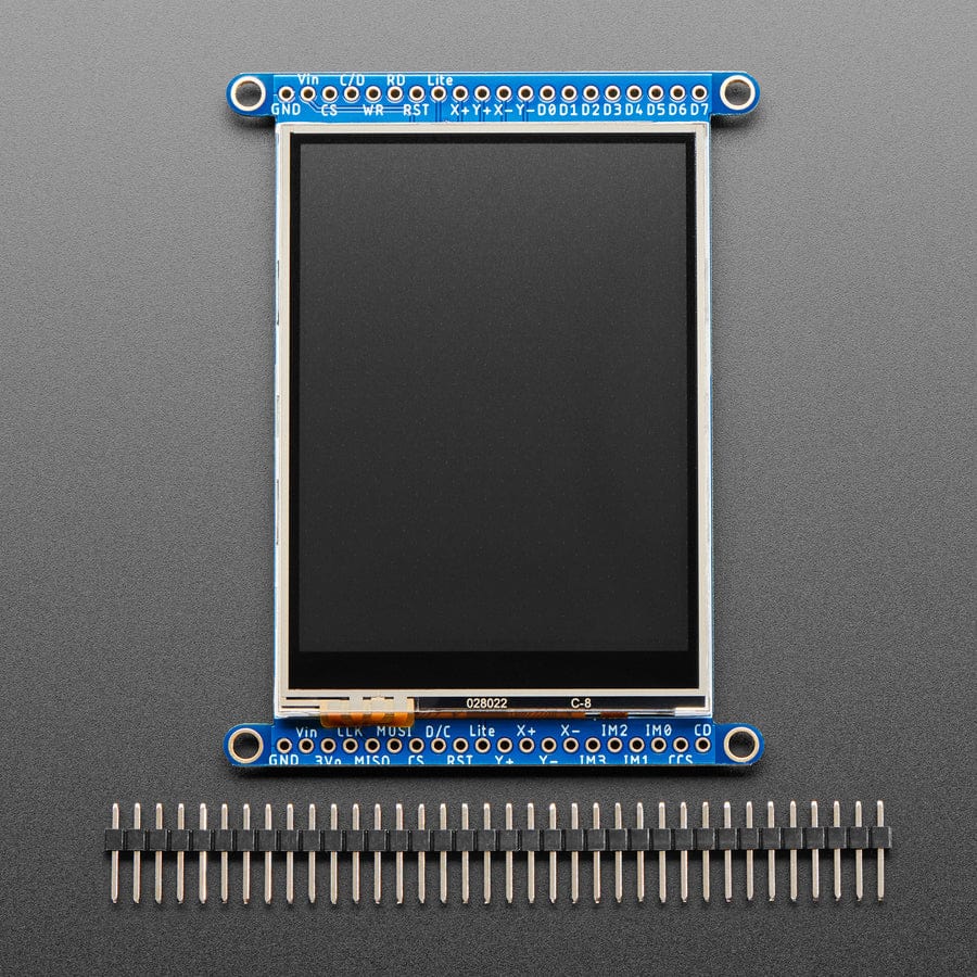 2.8" TFT LCD with Touchscreen Breakout Board with MicroSD Socket (ILI9341) - Image 3