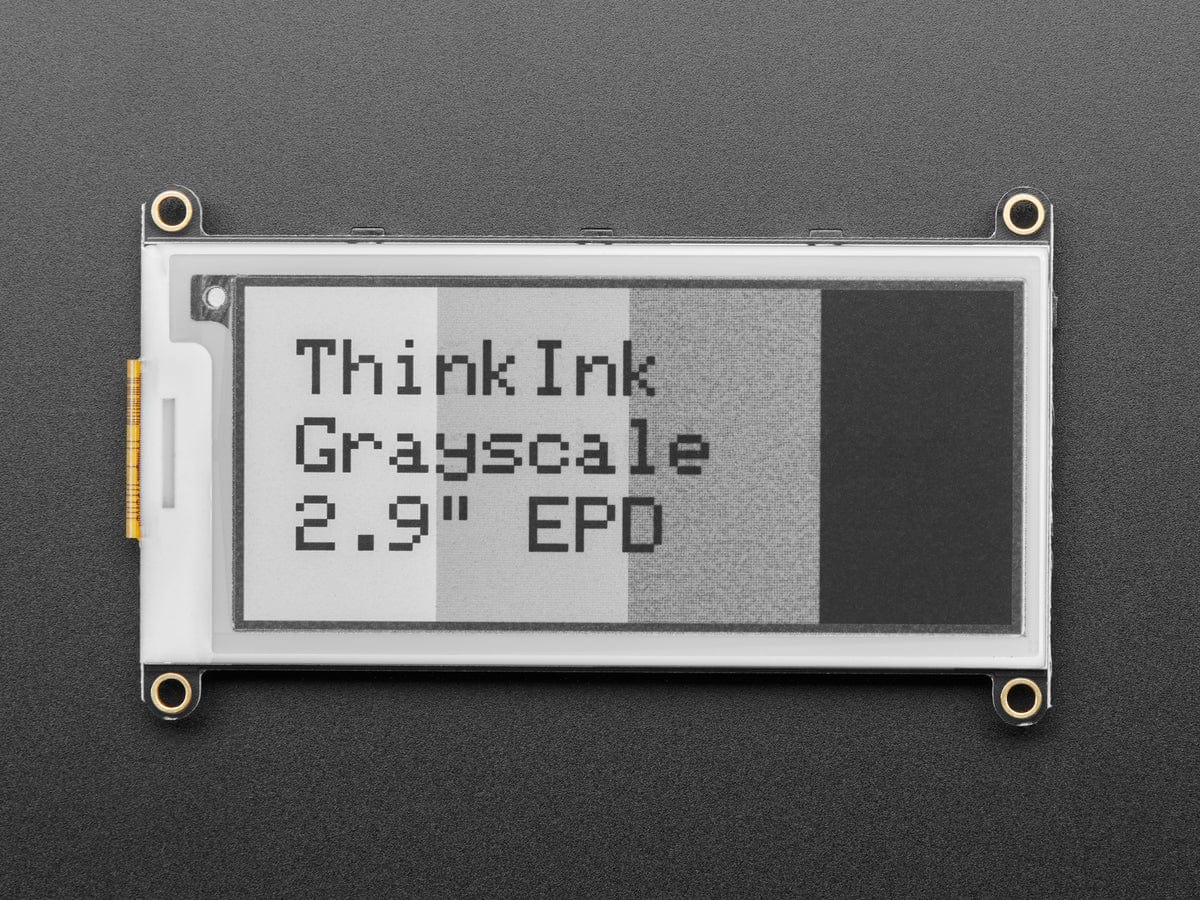 Adafruit 2.9" Grayscale eInk / ePaper Display FeatherWing (4 Level Grayscale) - Image 2