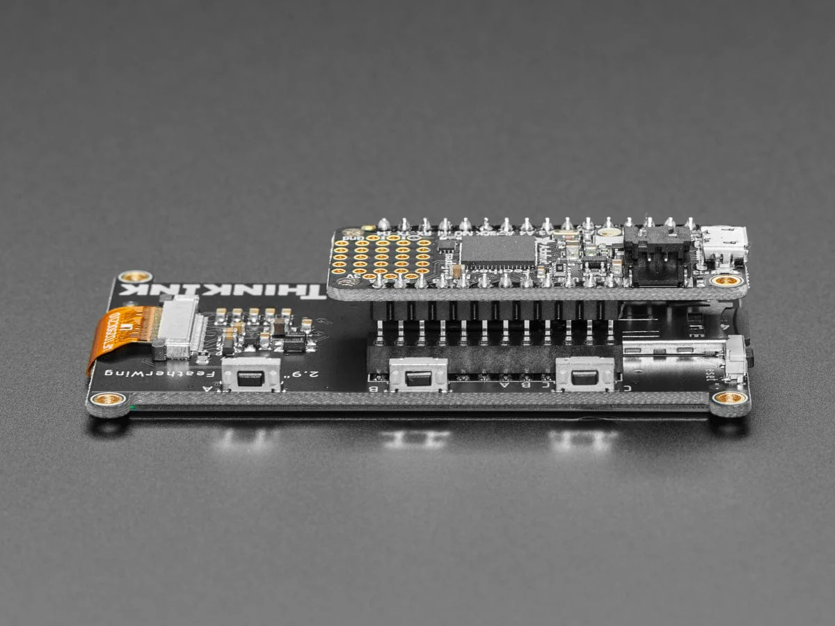 Adafruit 2.9" Grayscale eInk / ePaper Display FeatherWing (4 Level Grayscale) - Image 7