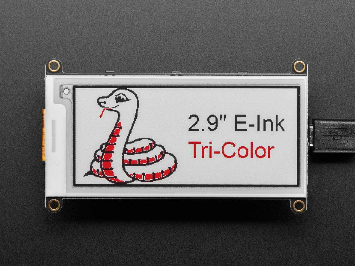Adafruit 2.9" Tri-Color eInk / ePaper Display FeatherWing (Red Black White) - Image 6