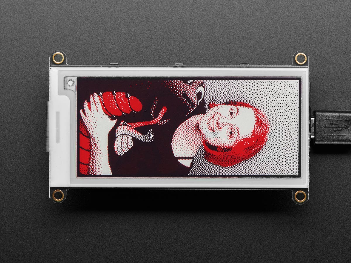 Adafruit 2.9" Tri-Color eInk / ePaper Display FeatherWing (Red Black White) - Image 8