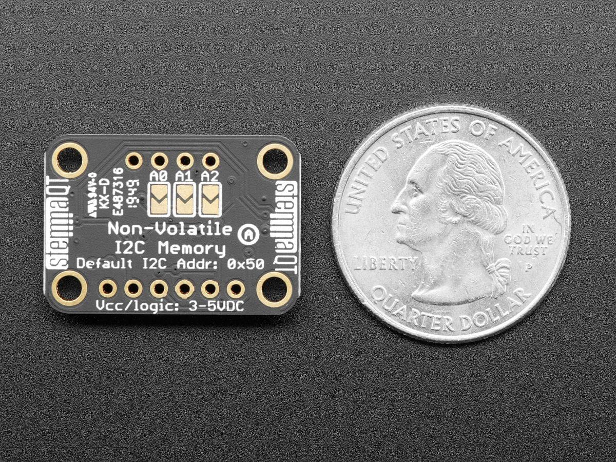 Adafruit 24LC32 I2C EEPROM Breakout - 32Kbit / 4 KB - Stemma QT - Image 5
