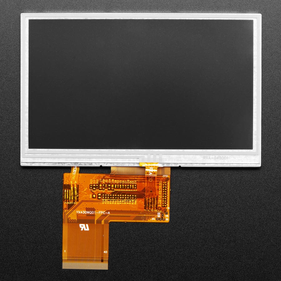 4.3" 40-pin TFT Display - 480 x 272 with Touchscreen - Image 2