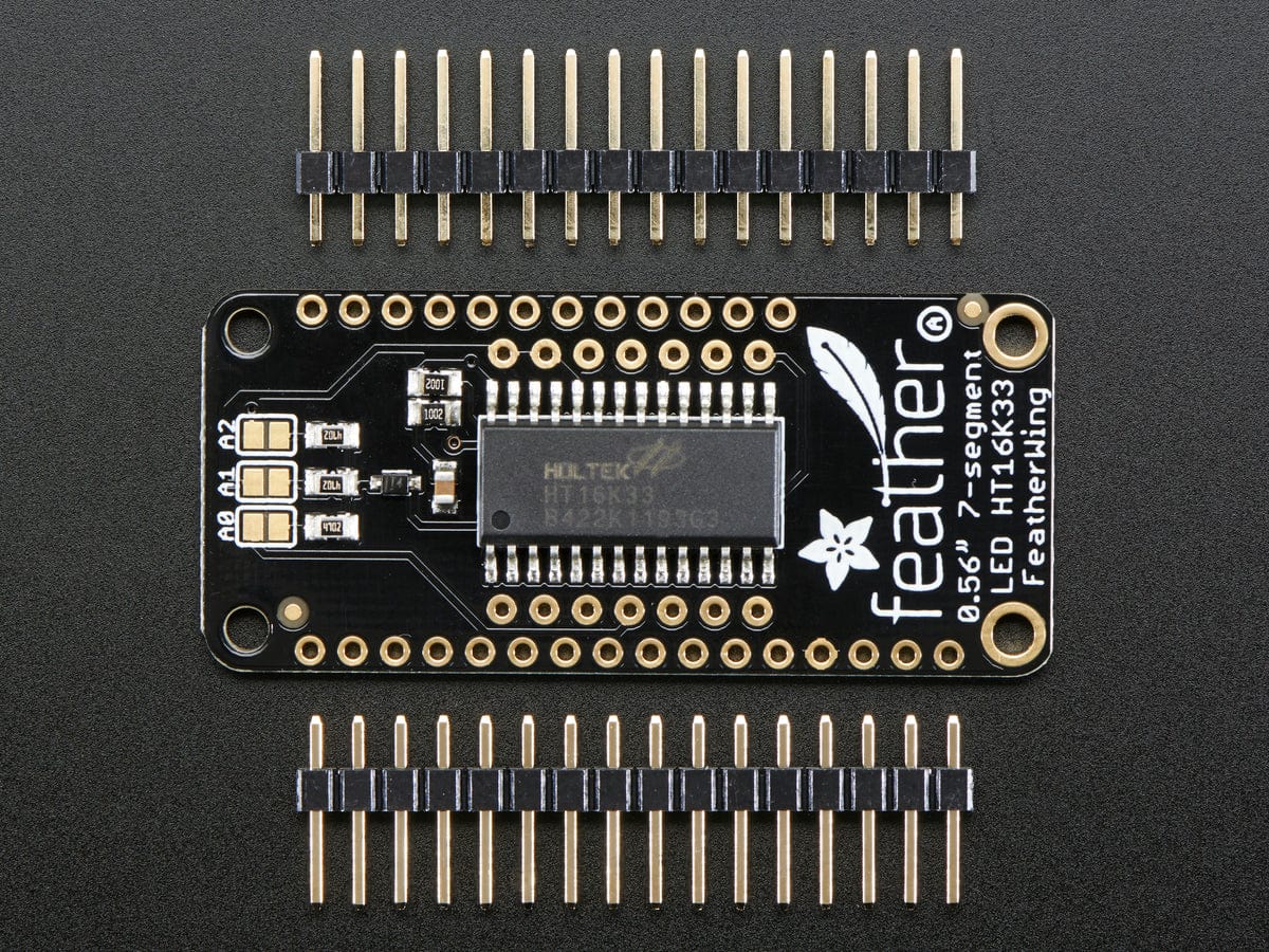 Adafruit 4-Digit 7-Segment LED Matrix Display FeatherWing - Image 2