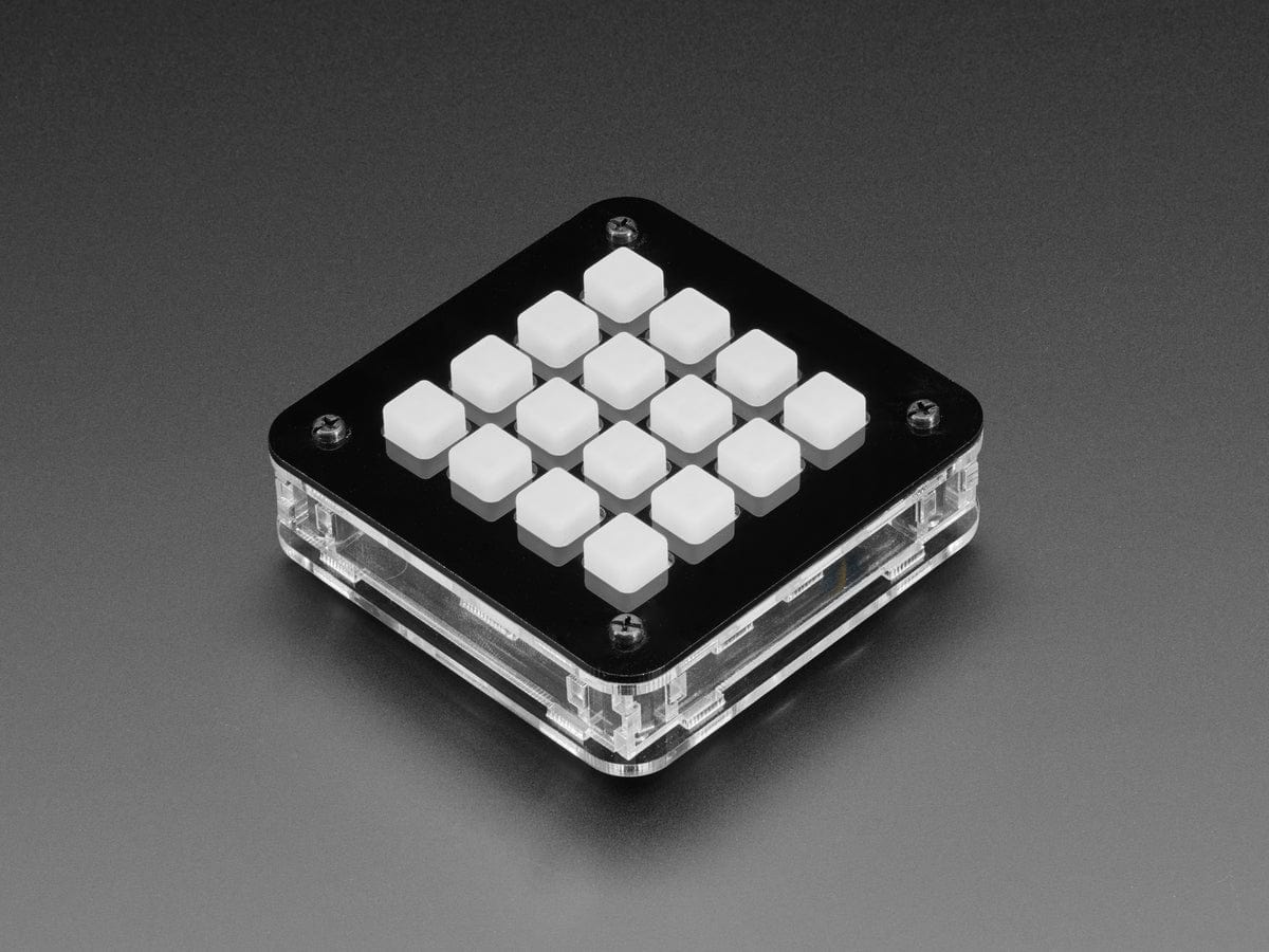 Adafruit 4x4 Trellis Feather Acrylic Enclosure + Hardware Kit - Image 2