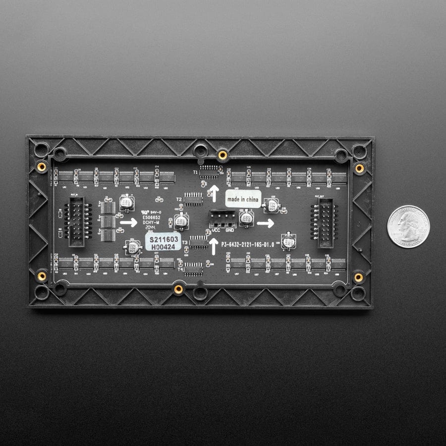 64x32 RGB LED Matrix - 6mm pitch - Image 4