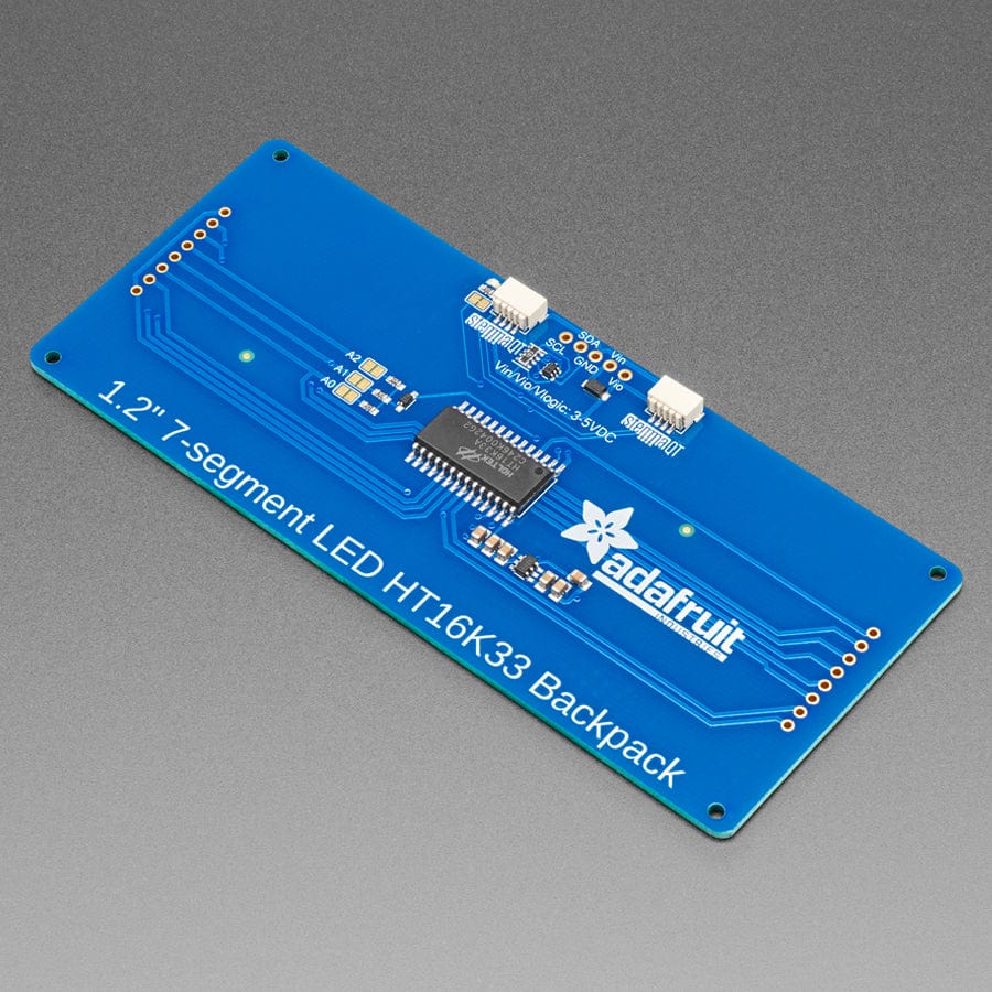 Adafruit 7-Segment Backpack - 1.2" Tall Digits