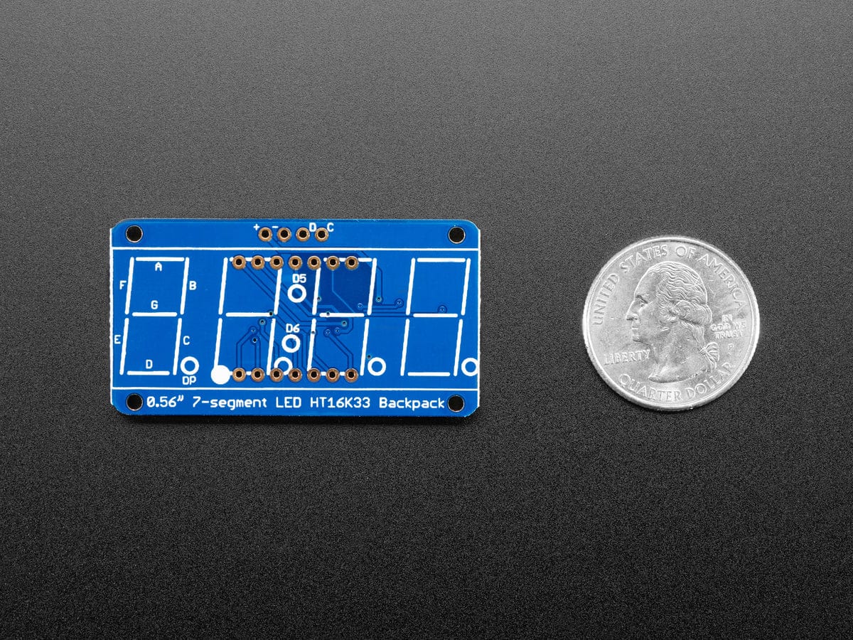 Adafruit 7-Segment LED Matrix Backpack