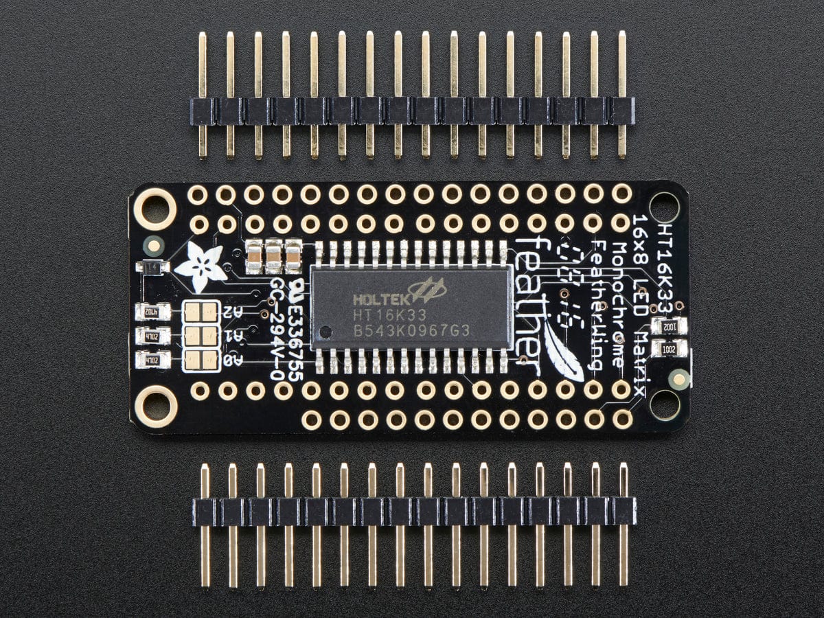 Adafruit 8x16 LED Matrix FeatherWing w/o Matrices - Image 2
