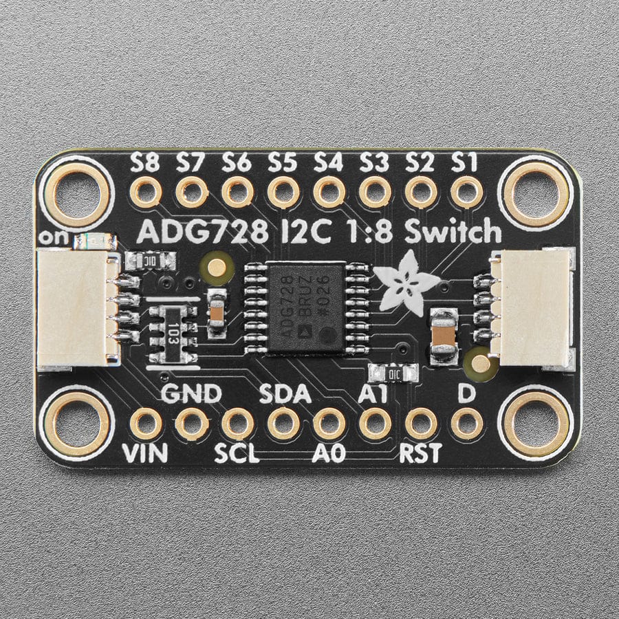 Adafruit ADG728 1-to-8 Analogue Matrix Switch - Stemma QT - Image 2