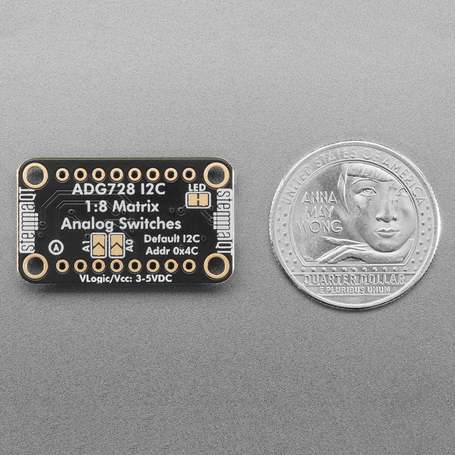 Adafruit ADG728 1-to-8 Analogue Matrix Switch - Stemma QT - Image 5